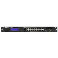 QNAP QGD-1600 - Switch - Smart - 4 x 10/100/1000 (PoE++) + 10 x 10/100/1000 (PoE+) + 2 x Kombinations-Gigabit-SFP (PoE+) - an Rack montierbar - AC (QGD-1600-8G)