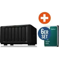 Synology DS1621+ NAS System 6-Bay 36TB inkl 6x 6 TB Synology HDD HAT3300-6T