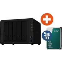 Synology DS1522+ NAS System 5-Bay 20 TB inkl. 5x 4 TB Synology HDD HAT3300-4T