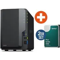 Synology DS223 NAS System 2-Bay 16 TB inkl. 2x 8 TB Synology HDD HAT3310-8T