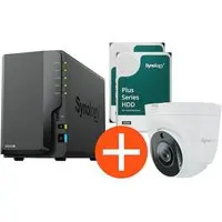 Synology Surveillance Bundle Diskstation DS224+ 2x4TB HDD + TC500 Kamera