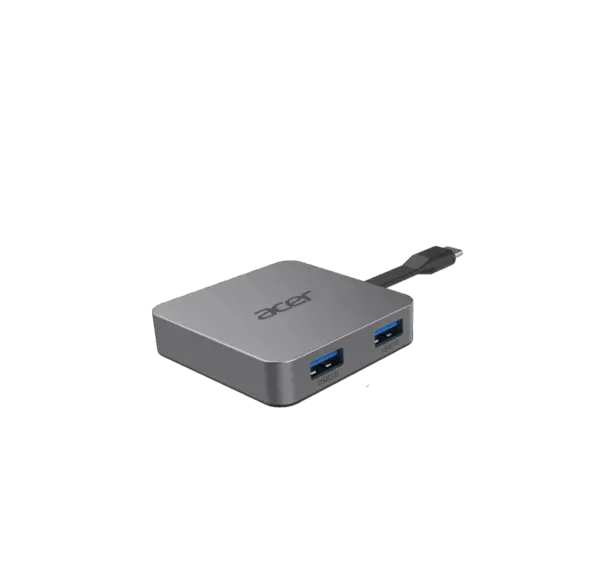 Acer Multi-Port Adapter USB Type-C 4 in 1 | Silber – Bild 2