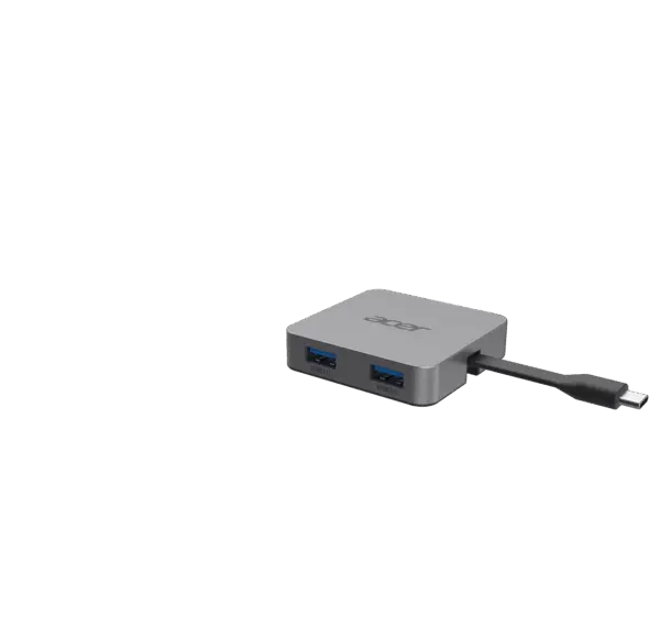 Acer Multi-Port Adapter USB Type-C 4 in 1 | Silber – Bild 3