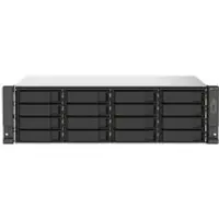 QNAP TS-1673AU-RP-16G NAS & Speicherserver Rack (3U) Ryzen Embedded V1500B 16 GB DDR4 QNAP QTS Schwarz