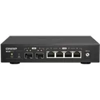 QNAP QSW-2104-2S Netzwerk-Switch Unmanaged 2.5G Ethernet Schwarz