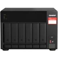 QNAP TVS-675 NAS Tower ZhaoXin KaiXian KX-6000 KX-U6580 8 GB DDR4 QuTS hero Schwarz