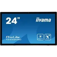 iiyama T2455MSC-B1 Signage-Display Digital Beschilderung Flachbildschirm 61 cm (24 ) LED 400 cd/m² Full HD Schwarz Touchscreen [Energieklasse E] (T2455MSC-B1)