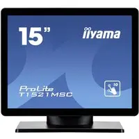 iiyama ProLite T1521MSC-B2 - LED-Monitor - 38 cm (15) - Touchscreen - 1024 x 768 - TN - 370 cd/m² - 800:1 - 8 ms - HDMI