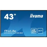 Iiyama ProLite LH4341UHS-B2 - 109 cm (43) Diagonalklasse (108 cm (42.5) sichtbar) LCD-Display mit LED-Hintergrundbeleuchtung - Digital Signage - 4K UHD (2160p) 3840 x 2160 - Schwarz