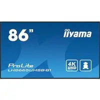 iiyama ProLite LH8665UHSB-B1 217cm (86") 4K UHD Signage Monitor DP/HDMI/RJ45