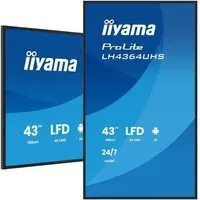 Iiyama 108cm 43 LH4364UHS-B1AG 16 9 2xHDMI+USB-C IPS - 108 cm - 43 [Energieklasse G] (LH4364UHS-B1AG)