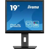 iiyama Prolite B1980S-B1 48cm 19 LED-Monitor SXGA HDMI DP Höhenverstellung Pivot schwarz (B1980S-B1)