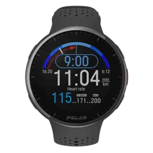 Polar Pacer Pro, Ambitionierte GPS-Sportuhr, Carbon Gray