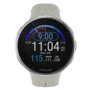 Polar Pacer Pro, Ambitionierte GPS-Sportuhr, Snow White