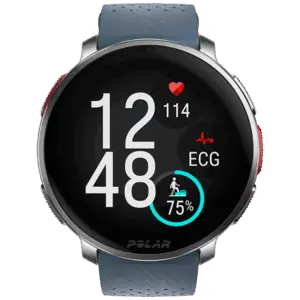 Polar Vantage V3, Premium-Multisportuhr, Sky Blue
