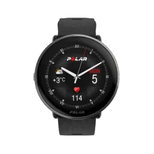 Polar Ignite 3 Titanium, Fitnessuhr, Schwarz