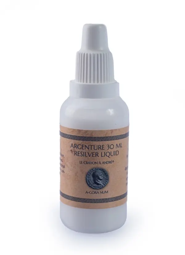Argenture 30ml Spezielle Flüssigkeit für u.a. Römische Silber Münzen. Le Crayon a Andre