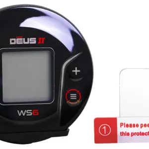 XP DEUS II Displayschutz aus gehärtetem Glas für Funkkopfhörer WS6 + Reinigungsset
