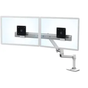Ergotron LX Monitor Tischhalterung f?r zwei Monitore (45-489-216) wei?