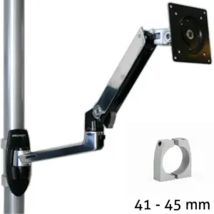 Ergotron LX Arm Monitorhalterung f?r Rohre / S?ulen 41-45 mm, silber