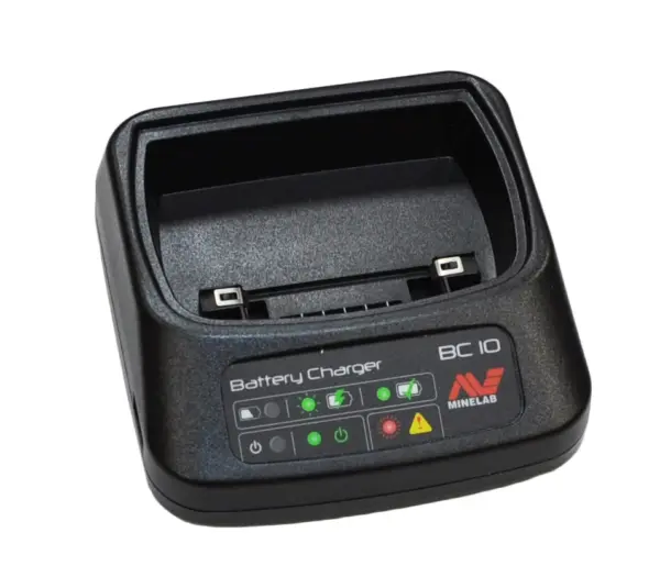 Minelab Ladestation BC 10 + 230Volt Adapter für CTX,CTX3030 und GPZ 7000