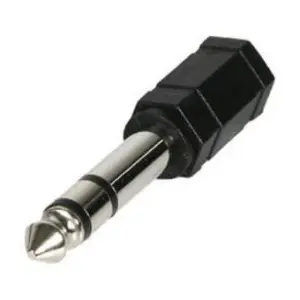 Adapter 3,5 Klinkenstecker/ 6,3 Klinkenbuchse Mono