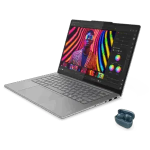 Lenovo Yoga Pro 7 14" (U7H-32GB-1TB) + Earbuds Intel® Core™ Ultra 7 255H Prozessor (E-Kerne bis zu 4,40 GHz P-Kerne bis zu 5,10 GHz)/Windows 11 Pro 64/1 TB SSD M.2 2242 PCIe 4.0 TLC