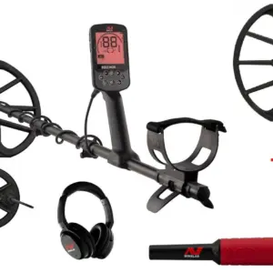 Minelab Equinox 900 Metalldetektor mit 15" Spule und Pro-Find 40 Pinpointer
