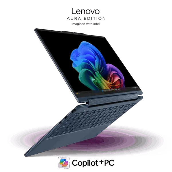 Lenovo Yoga 9i 2-in-1 Gen 10 Aura Edition (14″ Intel) Intel® Core™ Ultra 7 258V Prozessor (LPE-Kerne bis zu 3,70 GHz P-Kerne bis zu 4,80 GHz / 32 GB MOP)/Windows 11 Home 64/1 TB SSD M.2 2242 PCIe 4.0 TLC