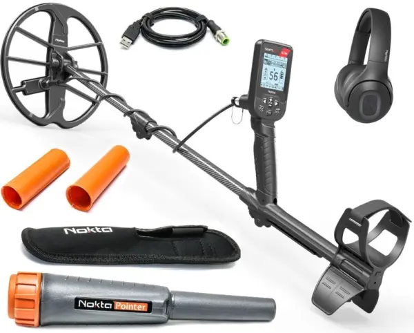 Nokta Simplex Ultra WHP Metalldetektor mit Bluetooth Kopfhörer + Nokta Pointer