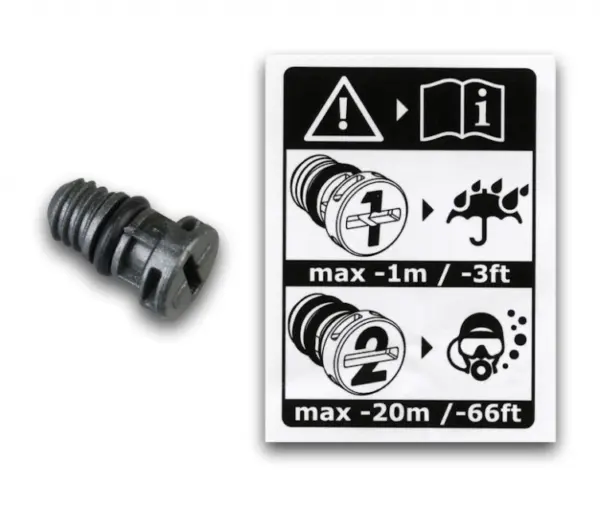 XP DEUS II RC Plug grau 1m wasserdicht