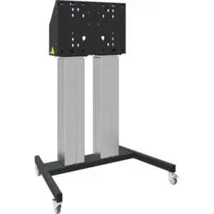 SmartMetals Mobiler Bodenlift XL f?r Touchscreens bis 98 Zoll, schwarz