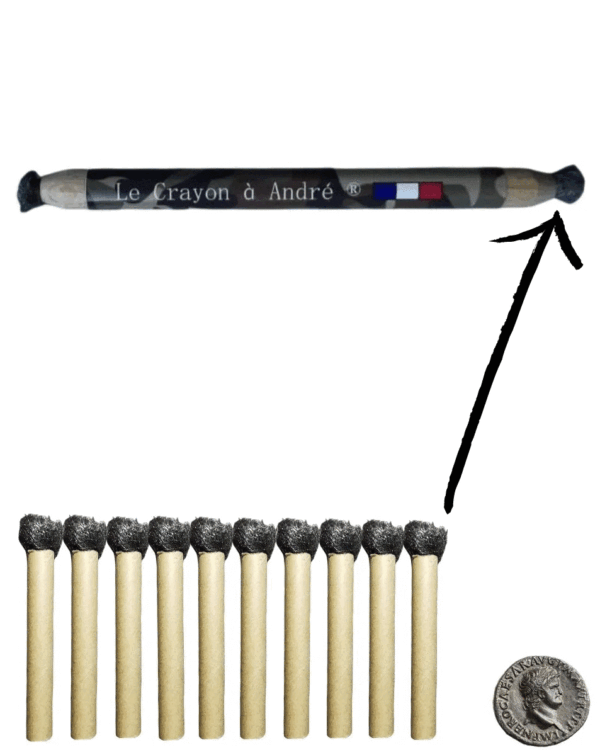 Nachfüllung Stahlwolle Stifte 10stck. Für Le Crayon a Andre Reinigungs Bürsten