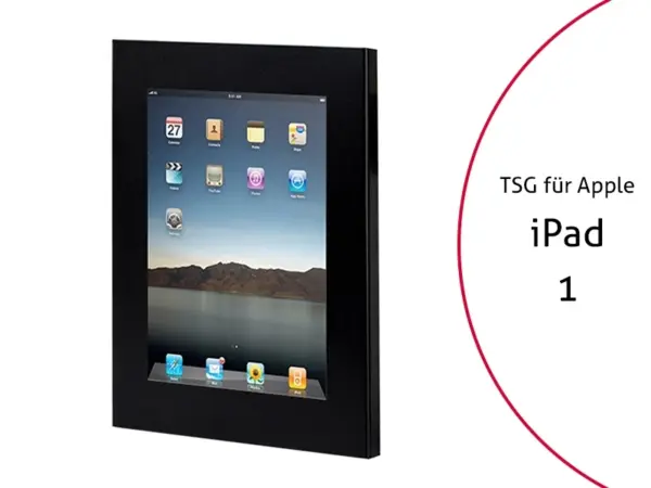 TabLines TSG001B Tablet Schutzgeh?use f?r Apple iPad 1, schwarz