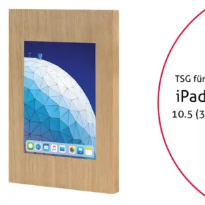 TabLines TSG061O Tablet Schutzgeh?use f?r Apple iPad Air 3 10.5 (2019), Holz Eic...