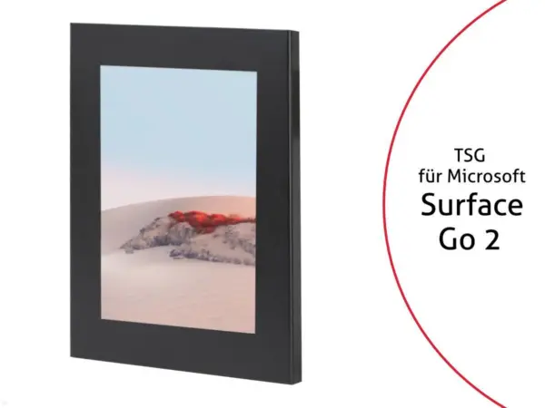 TabLines TSG080B Tablet Schutzgeh?use f?r Microsoft Surface Go 2, schwarz