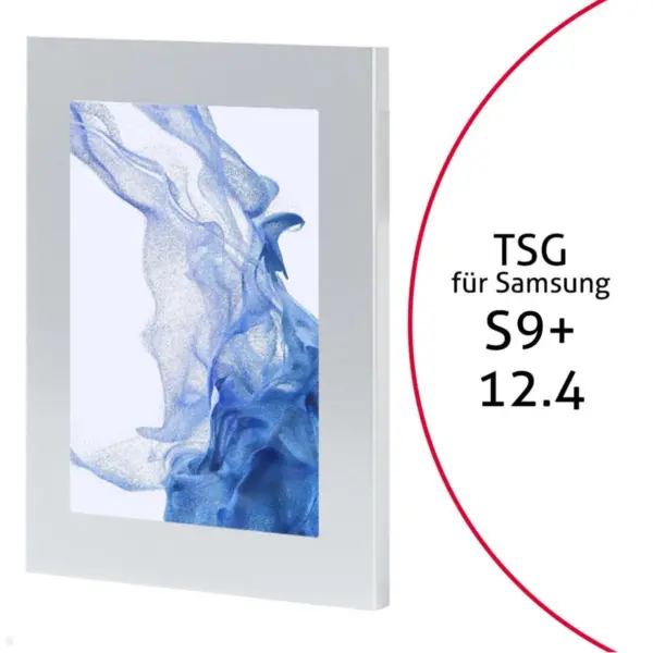 TabLines TSG094S Tablet Schutzgeh?use f?r Samsung Tab S9+ 12.4, silber