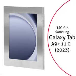 TabLines TSG100E Tablet Schutzgeh?use f?r Samsung Tab A9+ 11.0, Edelstahl