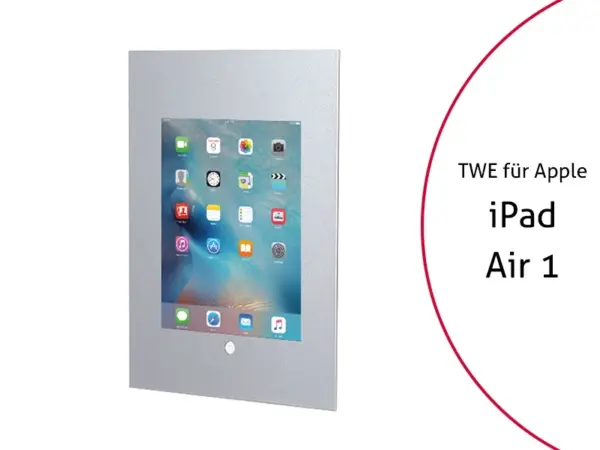 TabLines TWE051S Tablet Wandeinbau f?r Apple iPad Air 1 HB, silber