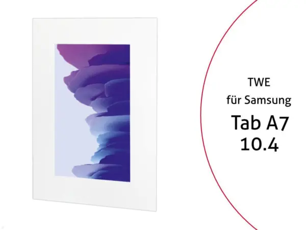 TabLines TWE090W Tablet Wandeinbau f?r Samsung Tab A7 10.4, wei?