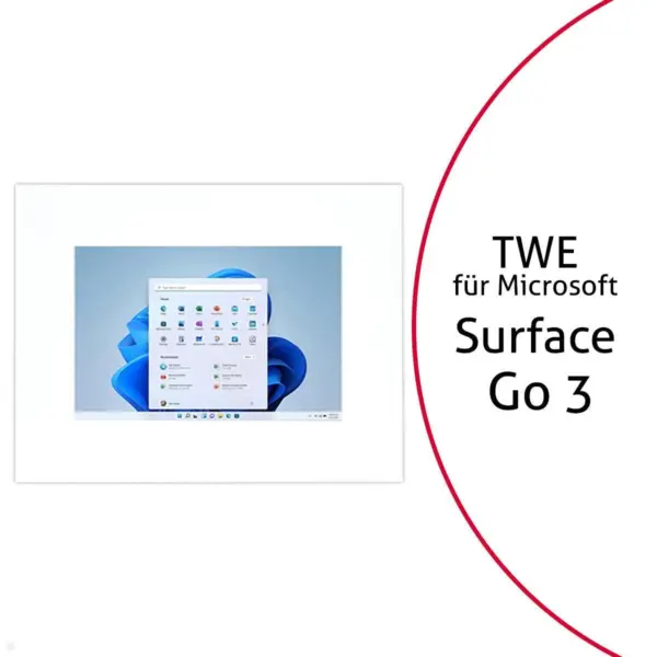 TabLines TWE099W Tablet Wandeinbau f?r Microsoft Surface Go 3, wei?