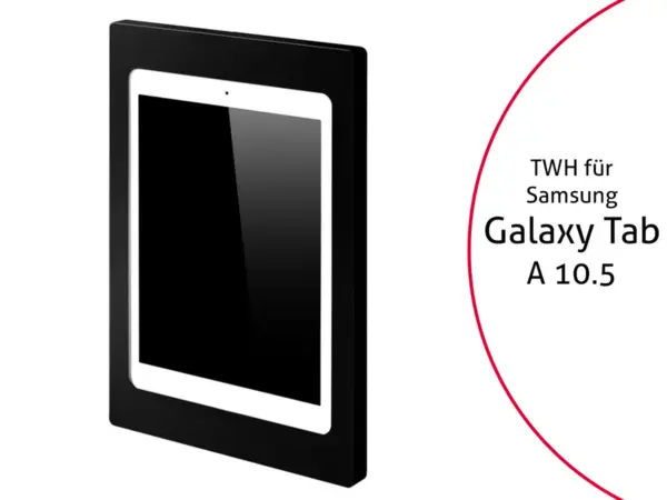 TabLines TWH024B Tablet Wandhalterung f?r Samsung Galaxy Tab A 10.5, schwarz