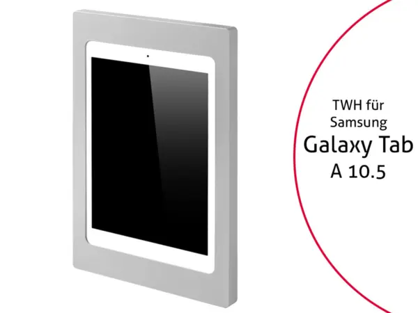 TabLines TWH024S Tablet Wandhalterung f?r Samsung Galaxy Tab A 10.5, silber