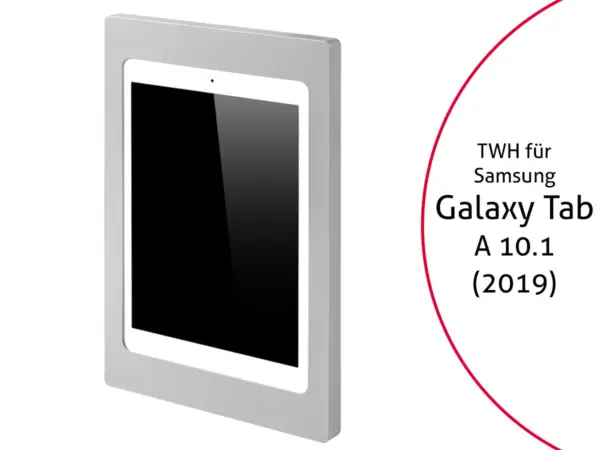 TabLines TWH025S Tablet Wandhalterung f?r Samsung Tab A 10.1 (2019), silber