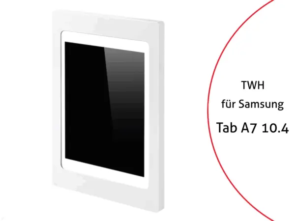 TabLines TWH030W Tablet Wandhalterung f?r Samsung Tab A7 10.4 Zoll, wei?