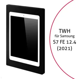 TabLines TWH037B Tablet Wandhalterung f?r Samsung Tab S7 FE 12.4, schwarz