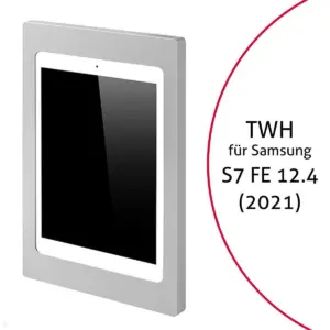 TabLines TWH037S Tablet Wandhalterung f?r Samsung Tab S7 FE 12.4, silber