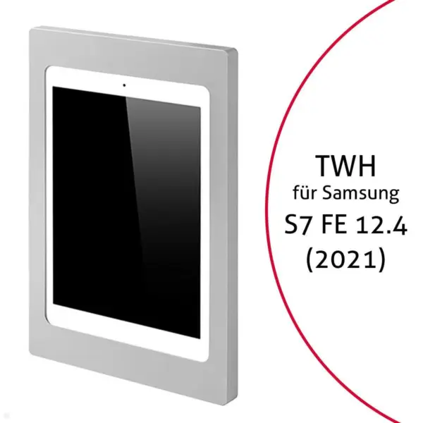TabLines TWH037S Tablet Wandhalterung f?r Samsung Tab S7 FE 12.4, silber
