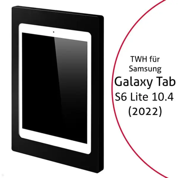 TabLines TWH048B Tablet Wandhalterung f?r Samsung Tab S6 Lite 10.4 (2022), schwa...