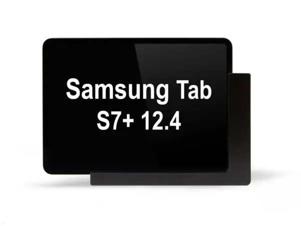 TabLines TWP008B Wandhalterung f?r Samsung Tab S7+ 12.4, schwarz